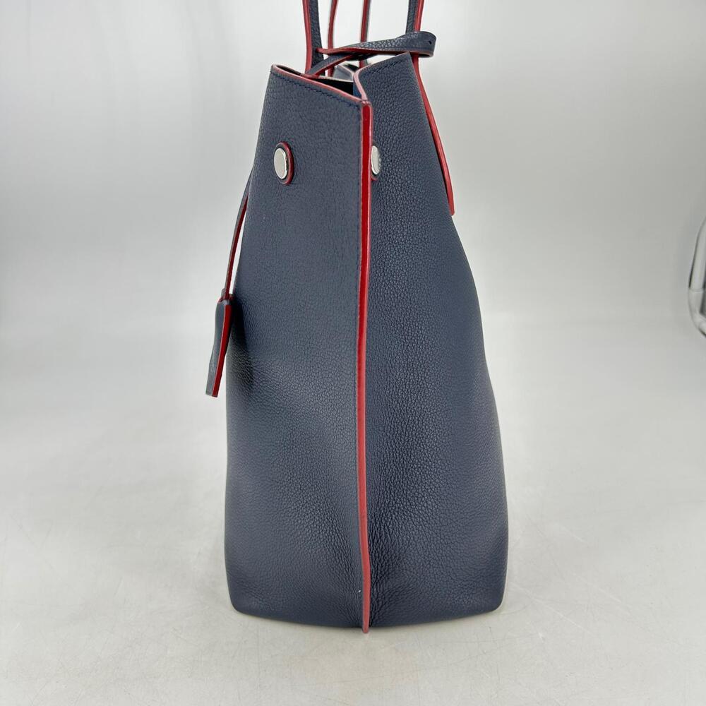 LOUIS VUITTON Lockme Go Tote Bag Navy Blue